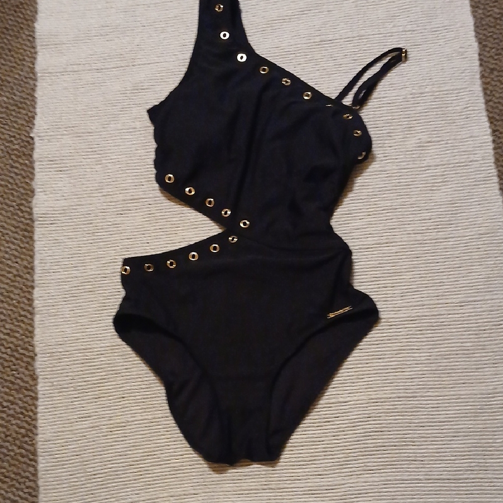 Michael Kors One-Shoulder Swimsuit